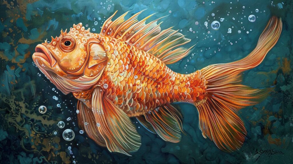 Illustratives Bild des Fische Sternzeichens in der Astrologie