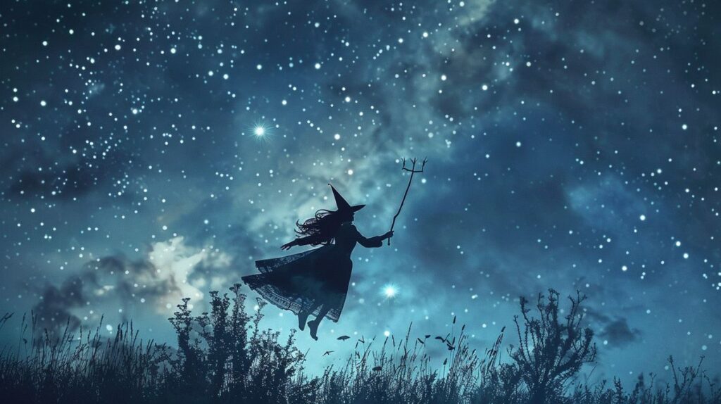 Astrologische Darstellung von "Welche Hexe bin ich Sternzeichen