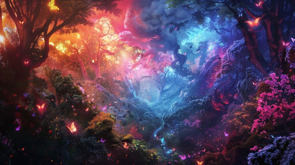 Darstellung der Engelszahl 100 in einer spirituellen Grafik