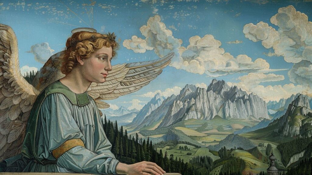 Symbolische Darstellung der Engelszahl 1515 in einem Bild